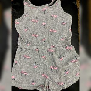 Girls flamingo 🦩 romper